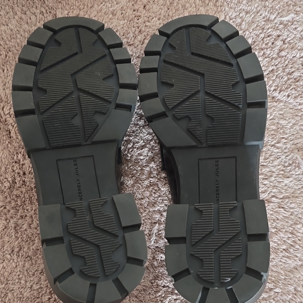 Sincerely Jules Black Moccasins Slip-On Shoes - Picture 8 of 11